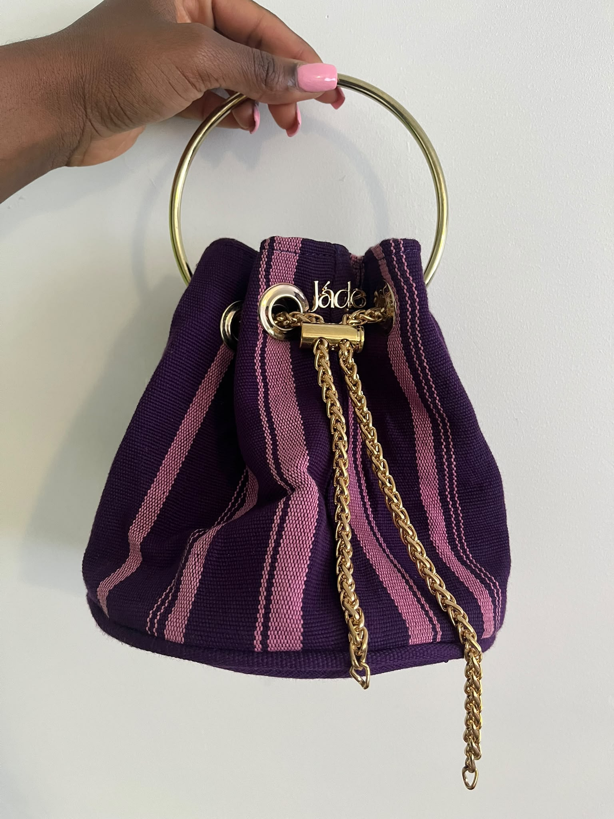 Zuri Pouch Bag - Purple